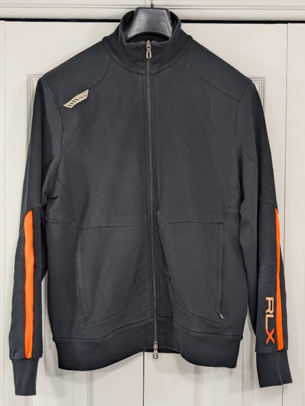 RLX Ralph Lauren Full Zip Black Lightweight Activewear Jacket